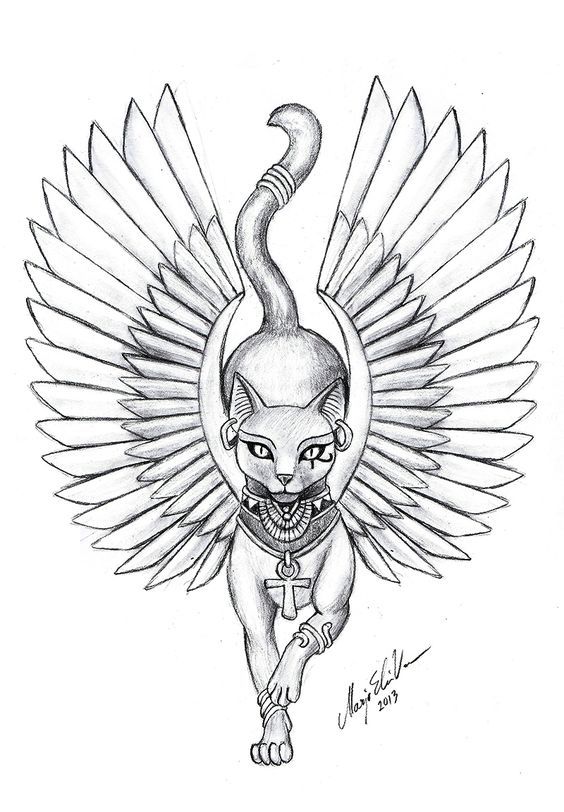 a2dd40ea4cf7bd56e1849e97574b6a5b--egyptian-cat-tattoos-egyptian-cats