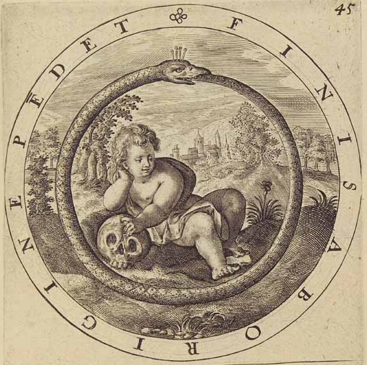 ouroboros interpretação latim imagem desenho serpente ocultismo oculto
