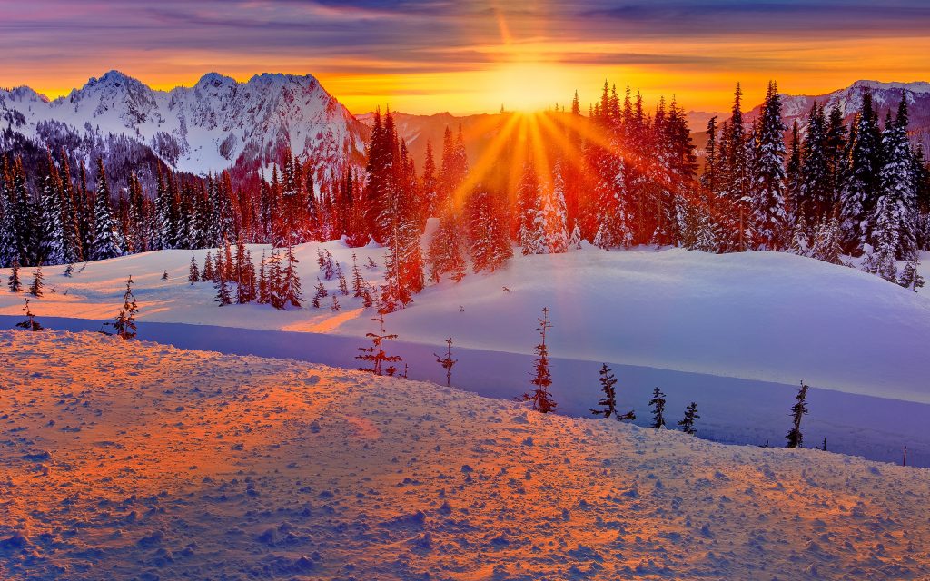 Washington-USA-winter-mountains-trees-snow-sunset_2560x1600